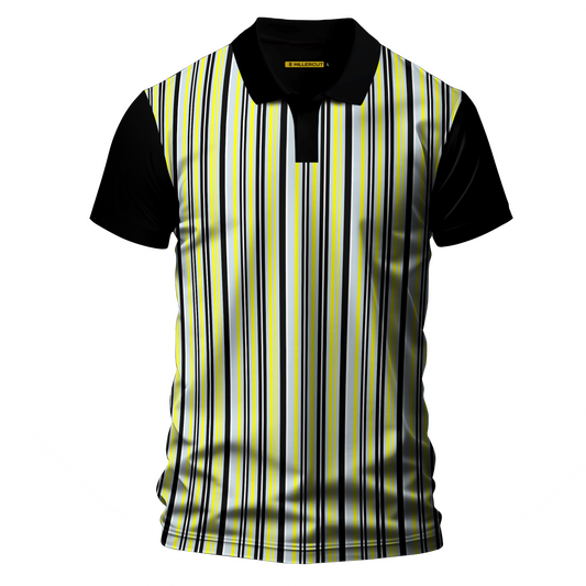 Lemon stripe polo